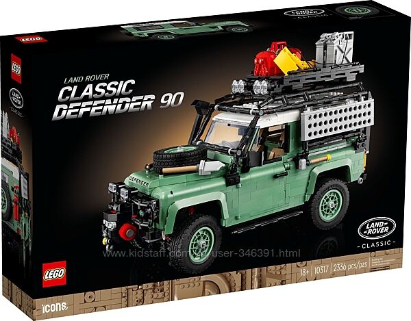 Конструктор Lego Icons Land Rover Classic Defender 90 10317