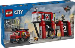 Lego City Пожарное депо с пожарной машиной 60414