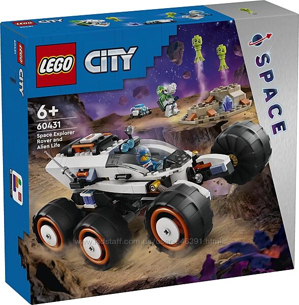 Lego City Космический исследовательский вездеход и инопланетная жизнь 60431
