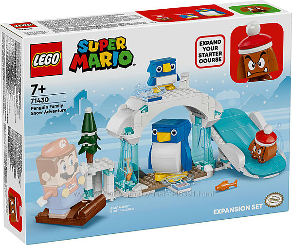 Lego Super Mario Снежное приключение семьи пингвинов 71430