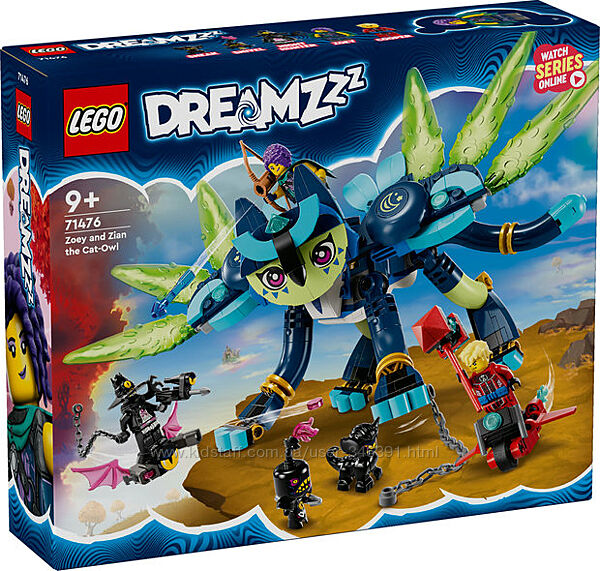 Lego Dreamzzz Зоуи и котосова Зиан 71476