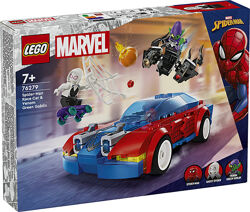 Lego Super Heroes Гоночный автомобиль Человека-паука и Зеленый гоблин 76279