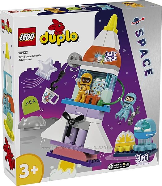 Lego Duplo Приключения на космическом шаттле 3в1 10422