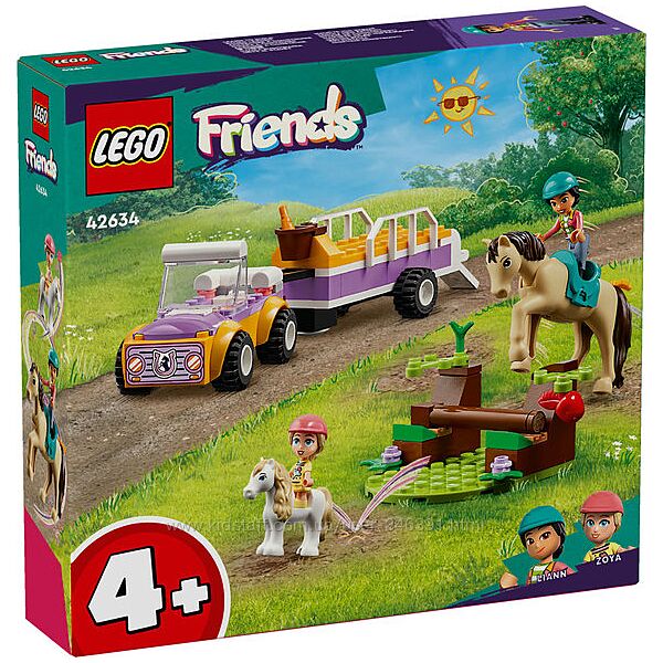 Lego Friends Прицеп для лошади и пони 42634
