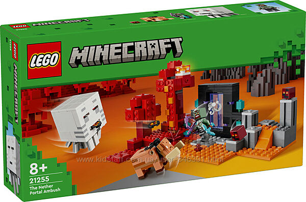 Lego Minecraft Засада на портале в Нижний Мир 21255