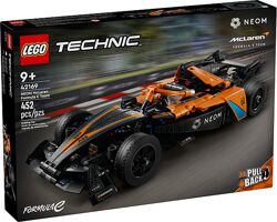 Конструктор Lego Technic Гоночный автомобиль НЕОМ МакЛарен Формула E 42169