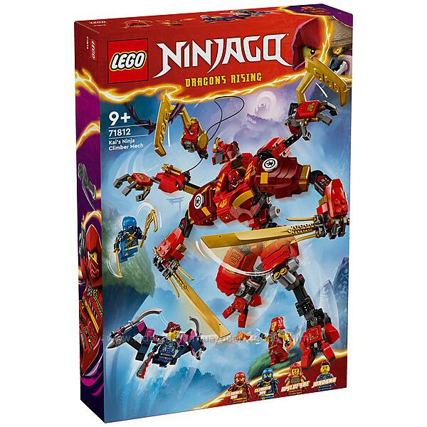 Конструктор Lego Ninjago Робот скалолаз ниндзя Кая 71812