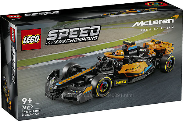 Lego Speed Champions Гоночный автомобиль МакЛарен Формула 1 2023 года 76919