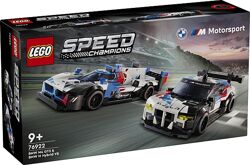Lego Speed Champions Гоночные автомобили БМВ M4 ГТ3 и БМВ M Гибрид В8 76922