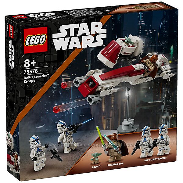Конструктор Lego Star Wars Погоня на БАРК спидере 75378