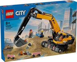 Конструктор Lego City Желтый строительный экскаватор 60420