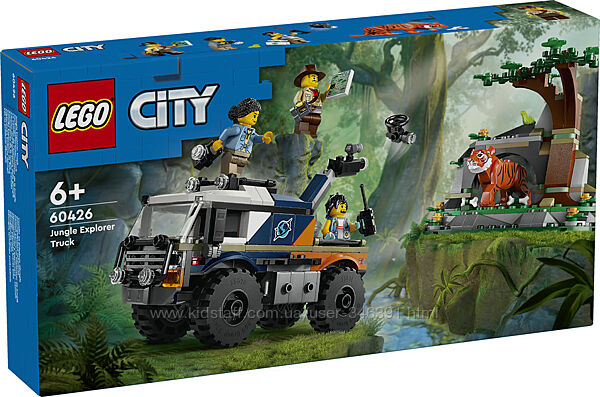 Конструктор Lego City Вездеход исследователя джунглей 60426