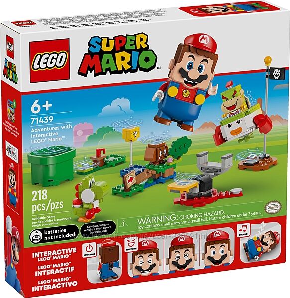 Конструктор Lego Super Mario Приключения с интерактивным LEGO Марио 71439