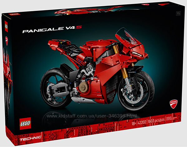 Конструктор Lego Technic Мотоцикл Ducati Panigale V4 S 42202