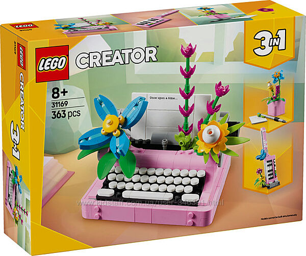 Конструктор Lego Creator Печатная машинка с цветами 31169