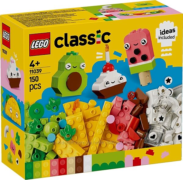 Конструктор Lego Classic Творческие кулинарные друзья 11039