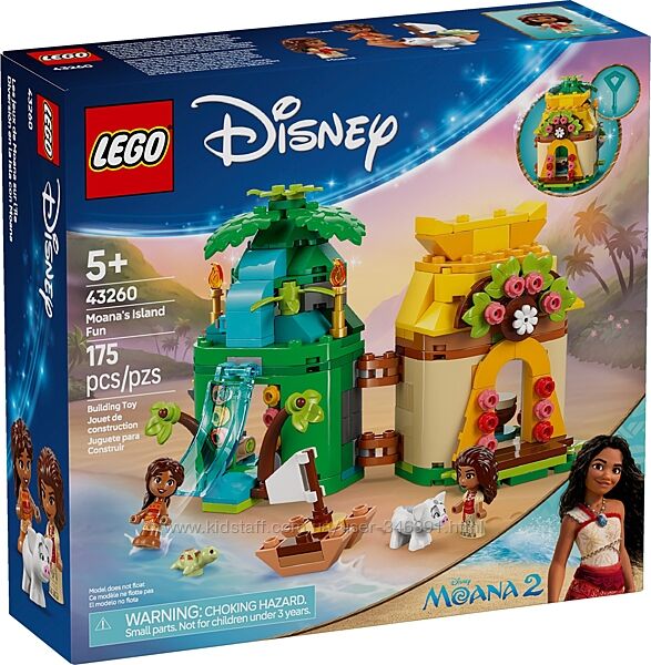 Конструктор Lego Disney Веселье на острове Моаны 43260