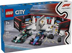 Конструктор Lego City Гараж F1 для Mercedes-AMG и Alpine 60444