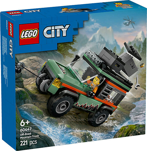Конструктор Lego City Горный внедорожник 4x4 60447