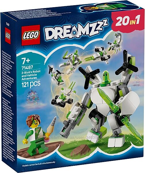 Конструктор Lego Dreamzzz Приключения робота и машин Зи-Блоба 71487