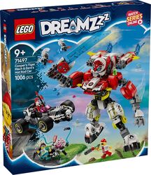 Конструктор Lego Dreamzzz Робот-тигр Купера и гоночный болид Зеро 71497