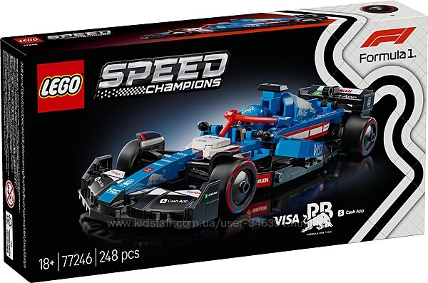 Lego Speed Champions Гоночный автомобиль F1 Visa Cash RB VCARB 01 77246
