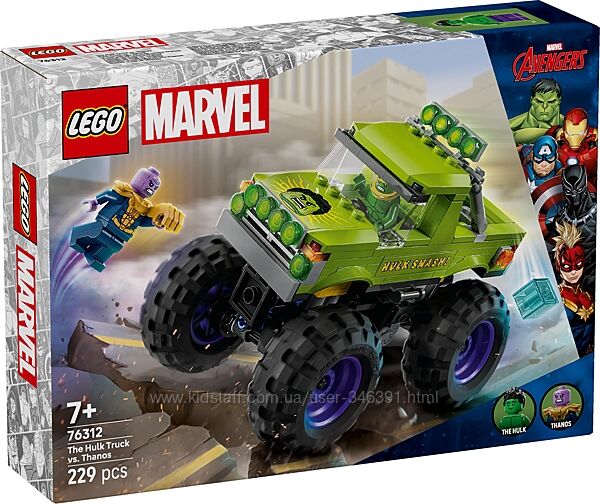 Конструктор Lego Super Heroes Грузовик Халка против Таноса 76312