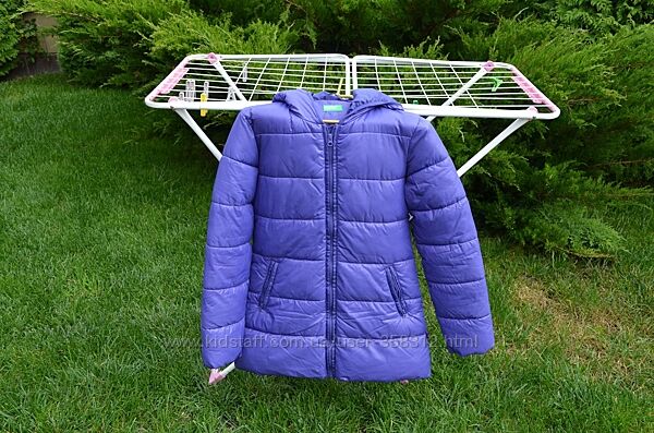 Зимовий пуховик, куртка Benetton для дівчинки на ріст 158-164. Стан відмін.