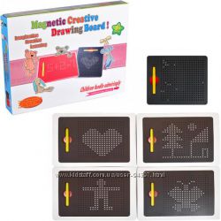 Магнитная доска планшет для рисования с карточками Free Play Stylus Magneti