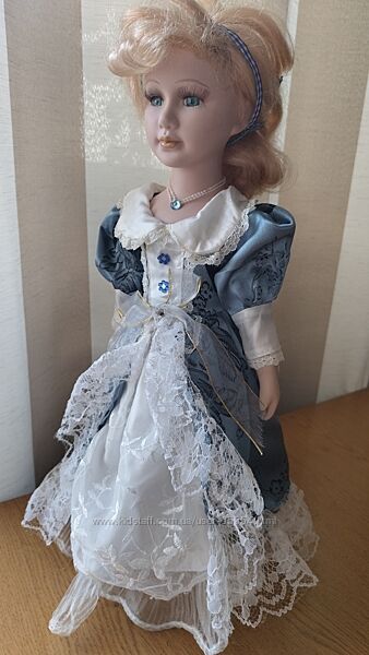 Раритетний декор Порцелянова інтерєрна лялька