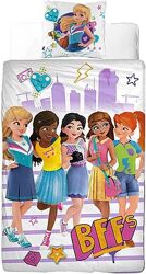 Дитяча постільна білизна Lego Friends