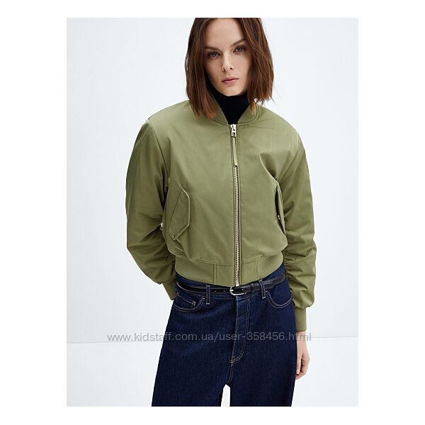 MANGO Crush Новий утеплений бомбер, р. L