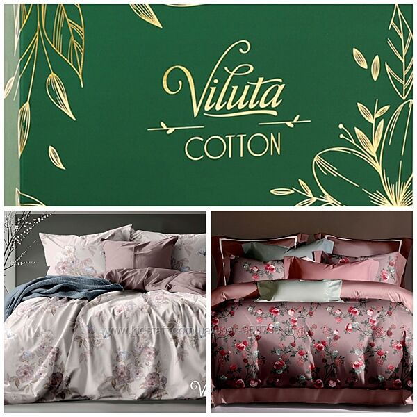 Viluta Евро Сатин Египетский хлопок-Элитное постельное белье 2025