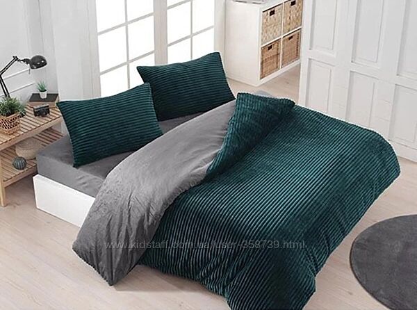 Merinos-Мягкие Велюровые Полуторные и Евро комплекты на резинке