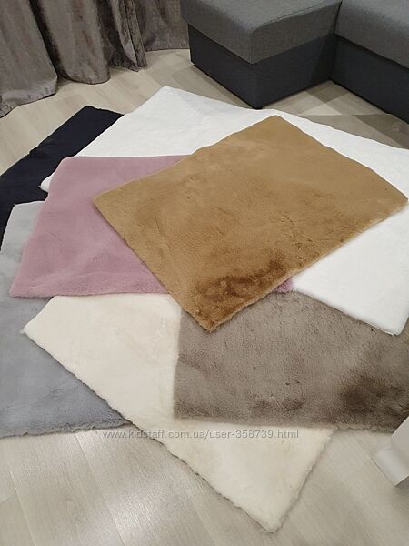 Меховые пушистые коврики 80*150