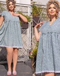 Сукня в квіточку для вагітних 48-52р