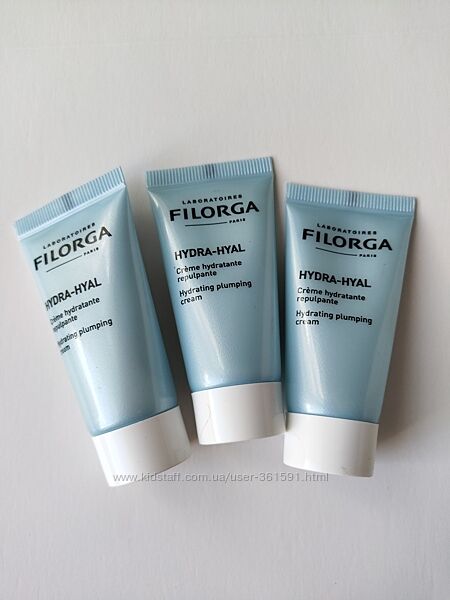 Зволожувальний крем для обличчя filorga hydra-hyal hydrating plumping cream