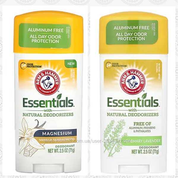 Arm&Hammer Натуральный дезодорант для мужчин и женщин Essentials НОВИНКИ
