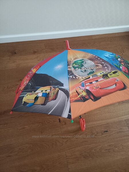 Зонтик детский тачки