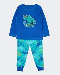 Флисовая пижама на мальчика от 2 до 15 лет Dunnes - 11 расцветок