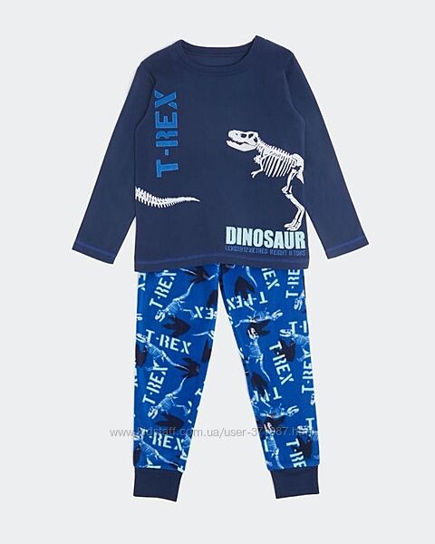 Флисовая, плюшевая пижама Dunnes от 3 до 10 лет- 10 расцветок