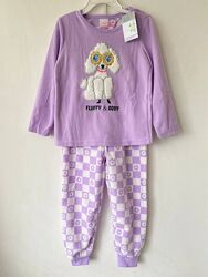 Флисовая, плюшевая пижама Dunnes, Primark от 4 до13 лет- 10 расцветок