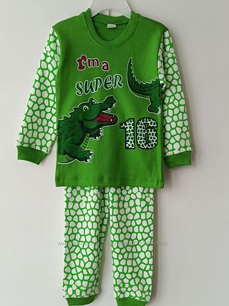 Пижамы на мальчика - 20 расцветок - от 1 до 6 лет