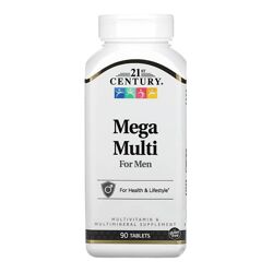 21st Century Mega Multi, для чоловіків, мульти-вітаміни та мінерали 90 таб