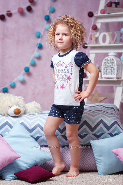 Пижамы для девочек ТМ Зиронька рост 110-122см в наличии