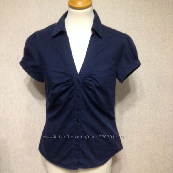 Рубашка-блуза H&M, р. S, М, хлопок