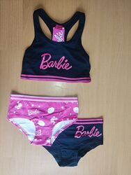 Pepco комплект білизни Barbie black топ  2 трусів розміри 146-176 бавовна