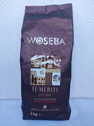 Кава в зернах Woseba crema a aroma Gusto Raffinato CAFFEINE SHOT