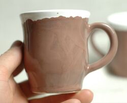 Чашка кавова Чашка керамічна глиняна Чашка Гончарна чашка Чайне горнятко 