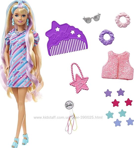 Кукла Barbie Totally Hair Звездная красавица Барби Длинные волосы